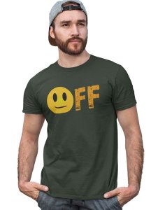 Mood off Emoji T-shirt (Green) - Clothes for Emoji Lovers - Suitable for Fun Events - Foremost Gifting Material for Your Friends and Close Ones