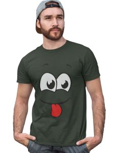 Baby Tongue Emoji T-shirt (Green) - Clothes for Emoji Lovers - Suitable for Fun Events - Foremost Gifting Material for Your Friends and Close Ones