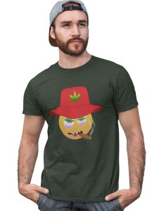 Thug Emoji T-shirt (Green) - Clothes for Emoji Lovers - Suitable for Fun Events - Foremost Gifting Material for Your Friends and Close Ones