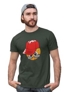 Peek a Boo Emoji T-shirt (Green) - Clothes for Emoji Lovers - Suitable for Fun Events - Foremost Gifting Material for Your Friends and Close Ones