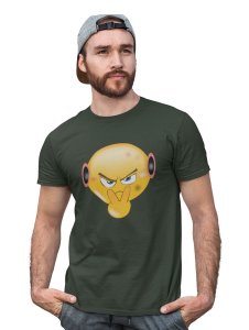 I Am Watching You Emoji T-shirt (Green) - Clothes for Emoji Lovers - Suitable for Fun Events - Foremost Gifting Material for Your Friends and Close Ones