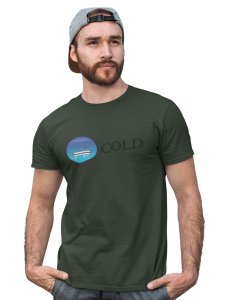 Shivering Cold Emoji T-shirt (Green) - Clothes for Emoji Lovers -Foremost Gifting Material for Your Friends and Close Ones