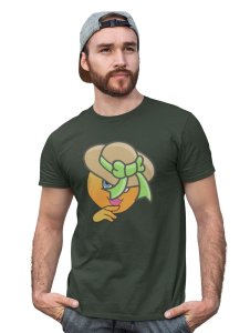 Shy Emoji T-shirt (Green) - Clothes for Emoji Lovers -Foremost Gifting Material for Your Friends and Close Ones