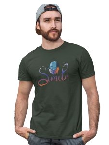Scary Smile Emoji Printed T-shirt (Green) - Clothes for Emoji Lovers - Suitable for Fun Events - Foremost Gifting Material for Your Friends and Close Ones