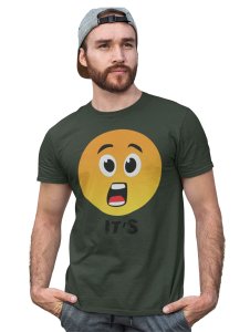 Strange Emoji Blended T-shirt (Green) - Clothes for Emoji Lovers - Suitable for Fun Events - Foremost Gifting Material for Your Friends and Close Ones