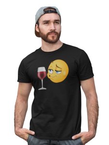 Whisky is Risky Emoji T-shirt - Clothes for Emoji Lovers - Suitable for Fun Events - Foremost Gifting Material for Your Friends and Close Ones