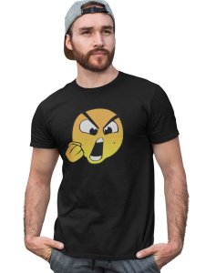 Open Mouth Angry Emoji T-shirt - Clothes for Emoji Lovers - Suitable for Fun Events - Foremost Gifting Material for Your Friends and Close Ones