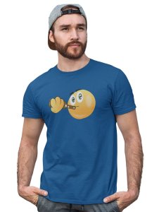 Drunker Emoji T-shirt (Blue) - Clothes for Emoji Lovers - Suitable for Fun Events - Foremost Gifting Material for Your Friends and Close Ones