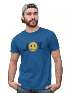 Joy Written in Text T-shirt - Clothes for Emoji Lovers - Suitable for Fun Events - Foremost Gifting Material for Your Friends and Close Ones
