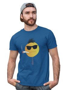 I Am The Boss Emoji T-shirt (Blue) - Clothes for Emoji Lovers - Suitable for Fun Events - Foremost Gifting Material for Your Friends and Close Ones