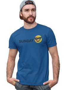 Sunday Look Emoji T-shirt - Clothes for Emoji Lovers - Suitable for Fun Events - Foremost Gifting Material for Your Friends and Close Ones
