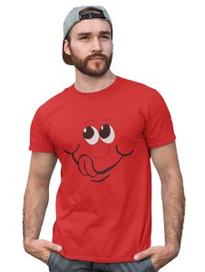 Yummy Emoji T-shirt (Red) - Clothes for Emoji Lovers - Foremost Gifting Material for Your Friends and Close Ones