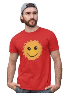 Smiley Face with Many Emoticons T-shirt (Red) - Clothes for Emoji Lovers - Foremost Gifting Material for Your Friends and Close Ones