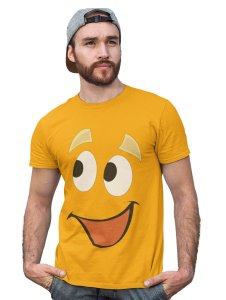 Happy Emoji T-shirt (Yellow) - Clothes for Emoji Lovers - Suitable for Fun Events - Foremost Gifting Material for Your Friends and Close Ones