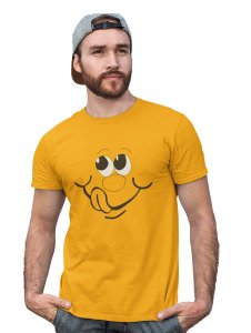 Yummy Emoji T-shirt (Yellow) - Clothes for Emoji Lovers - Suitable for Fun Events - Foremost Gifting Material for Your Friends and Close Ones