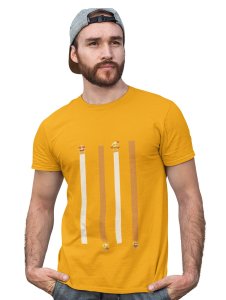 Flashing Heart in Eyes T-shirt (Yellow) - Clothes for Emoji Lovers - Suitable for Fun Events - Foremost Gifting Material for Your Friends and Close Ones