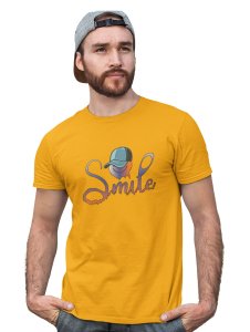 Scary Smile Emoji Printed T-shirt (Yellow) - Clothes for Emoji Lovers - Suitable for Fun Events - Foremost Gifting Material for Your Friends and Close Ones