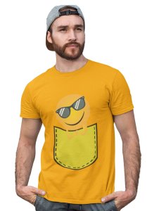 Chilling Emoji T-shirt (Yellow) - Clothes for Emoji Lovers - Suitable for Fun Events - Foremost Gifting Material for Your Friends and Close Ones