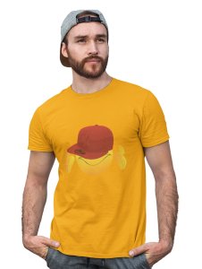 Eyes Covered with Cap Emoji T-shirt (Yellow) - Foremost Gifting Material for Your Friends and Close Ones