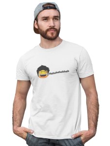ROFL Emoji T-shirt - Clothes for Emoji Lovers (White) -Foremost Gifting Material for Your Friends and Close Ones