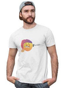 Night Cap Emoji T-shirt (White) - Clothes for Emoji Lovers -Foremost Gifting Material for Your Friends and Close Ones
