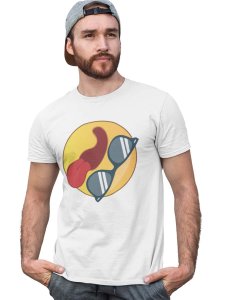 Tongue Twister Emoji T-shirt (White) - Clothes for Emoji Lovers -Foremost Gifting Material for Your Friends and Close Ones