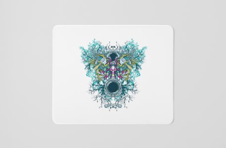 2 Fists Visible Between Designs - Printed Animated Mousepads