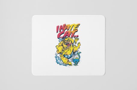 I Hate Cat, Ginnie & Cat Together - Printed Animated Mousepads
