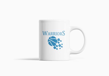 Warriors Text - Printed Coffee Mugs For Sports Lovers