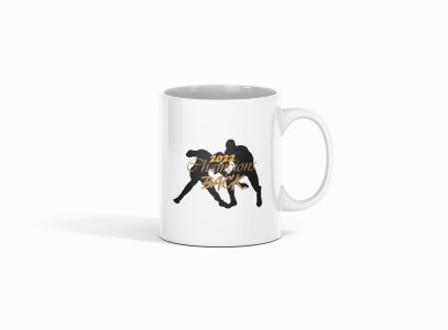 Champions Back Text - Printed Coffee Mugs For Sports Lovers