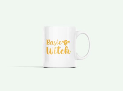 Basic Witch -Brown-Halloween Themed Printed Coffee Mugs