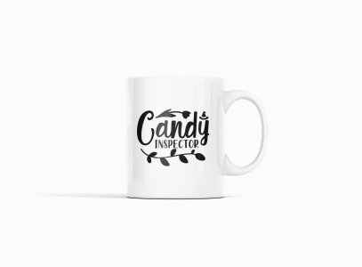 Candy in inspector, Tulip -Halloween Themed Printed Coffee Mugs