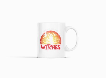 Witches Red Text-Halloween Themed Printed Coffee Mugs