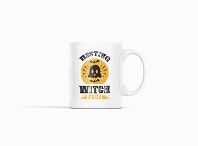 Resting Witch Face-Halloween Themed Printed Coffee Mugs