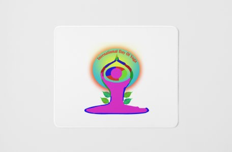 International Day - yoga themed mousepads