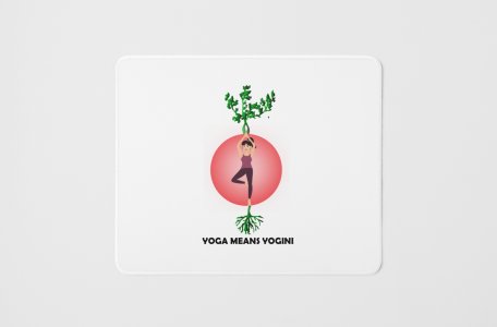 Yogini - yoga themed mousepads