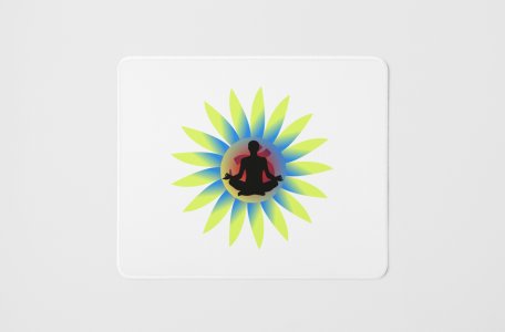 Thin leaves - yoga themed mousepads