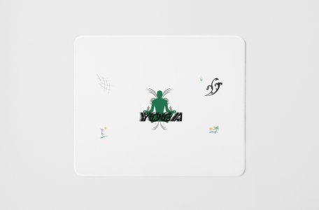 Small people - yoga themed mousepads