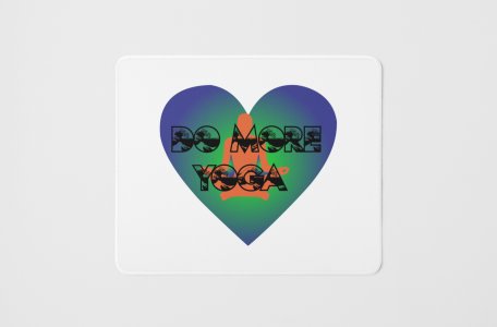 Red person - yoga themed mousepads