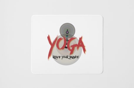 Reach - yoga themed mousepads