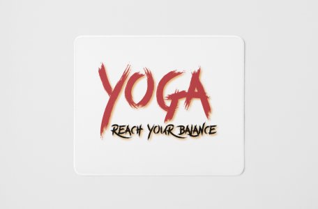 Your balance - yoga themed mousepads