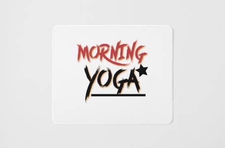 Morning - yoga themed mousepads
