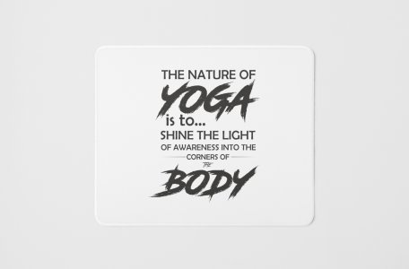 Corners of the body - yoga themed mousepads