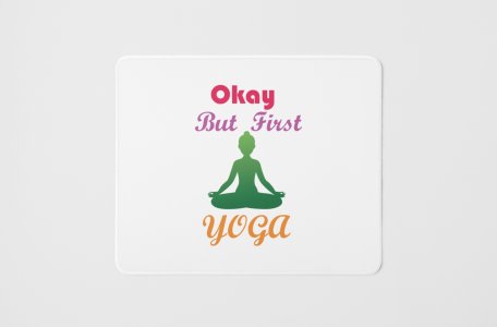 Okay but - yoga themed mousepads