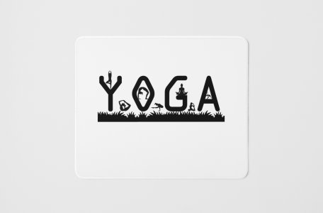Yoga - yoga themed mousepads