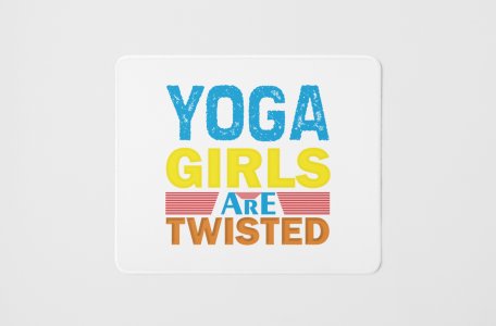 Twisted - yoga themed mousepads