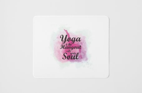 Hangout - yoga themed mousepads
