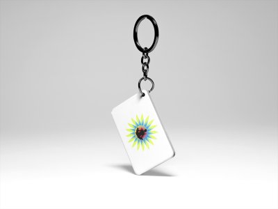 Yoga Meditation Energy - Printed Acrylic Keychains(Pack Of 2)