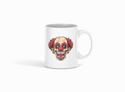 IT joker - animation themed printed ceramic white coffee and tea mugs/ cups for animation lovers