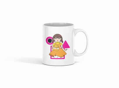 Doll - animation themed printed ceramic white coffee and tea mugs/ cups for animation lovers